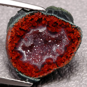 6.84 ct Multicolor Agate Geode Stone, Natural Agate Geode in N/A Shape for Sale