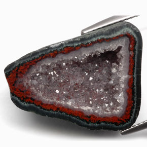 16.82 ct Multicolor Agate Geode Stone, Natural Agate Geode in N/A Shape for Sale