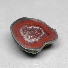 9.86 ct Multicolor Agate Geode Gemstone, Agate Geode Gem in N/A Shape for Sale.
