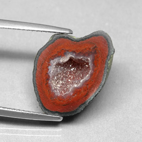 9.86 ct Multicolor Agate Geode Stone, Natural Agate Geode in N/A Shape for Sale