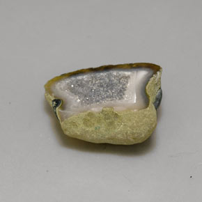 Agate Geode Gemstone in 15.7 x 12.4 mm Size for Sale, Agate Geode Stone in Multicolor Color