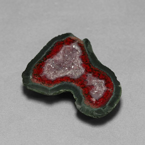 10.51 ct Multicolor Agate Geode Gemstone, Agate Geode Gem in N/A Shape for Sale.