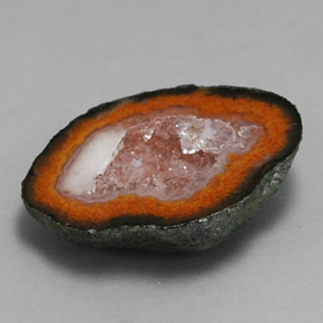 Agate Geode Gemstone in 18.2 x 13.6 mm Size for Sale, Agate Geode Stone in Multicolor Color