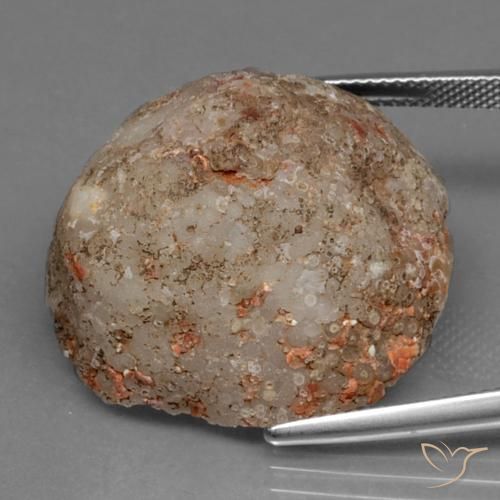 Agate Geode Gemstone in 26.6 x 26.1 mm Size for Sale, Agate Geode Stone in Multicolor Color