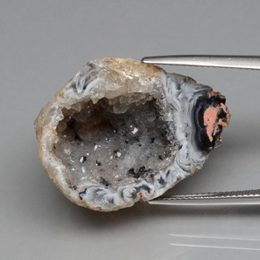 42.66 ct Multicolor Agate Geode Gemstone, Agate Geode Gem in Fancy Crystal Cluster Shape for Sale.