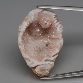 39.70 ct Multicolor Agate Geode Gemstone, Agate Geode Gem in Fancy Crystal Cluster Shape for Sale.