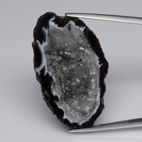 53.14 ct Multicolor Agate Geode Gemstone, Agate Geode Gem in Fancy Crystal Cluster Shape for Sale.
