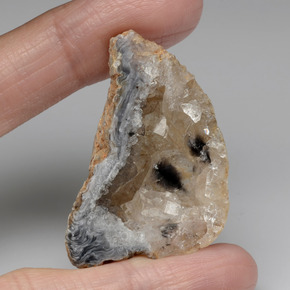55.91 ct Multicolor Agate Geode Stone, Natural Agate Geode in Fancy Crystal Cluster Shape for Sale