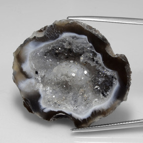65.22 ct Multicolor Agate Geode Gemstone, Agate Geode Gem in Fancy Crystal Cluster Shape for Sale.