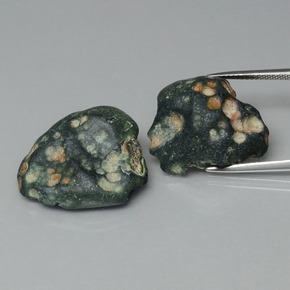 Agate Geode Gemstone in 22.6 x 21.3 mm Size for Sale, Agate Geode Stone in Multicolor Color
