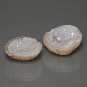 21.74 ctw Multicolor Agate Geode Stones, Natural Agate Geode in Fancy Crystal Cluster Shape for Sale
