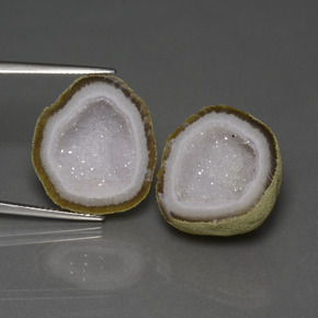 37.17 ctw Multicolor Agate Geode Gemstones, Agate Geode Gems in Fancy Crystal Cluster Shape for Sale.