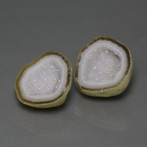 37.17 ctw Multicolor Agate Geode Stones, Natural Agate Geode in Fancy Crystal Cluster Shape for Sale