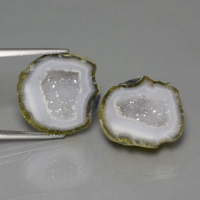 Multicolor Agate Geode Gem - 15.2ct Fancy Crystal Cluster (ID: 446961)