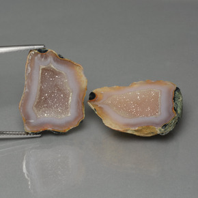 41.89 ctw Multicolor Agate Geode Gemstones, Agate Geode Gems in Fancy Crystal Cluster Shape for Sale.