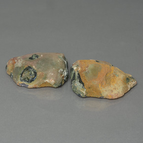 Agate Geode Gemstones in 25.2 x 19 mm Size for Sale, Agate Geode Stones in Multicolor Color