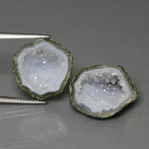Multicolore Il geode di agata Gem - 11.3ct Elegante cluster di cristalli (ID: 446967)