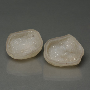 16.57 ctw Multicolor Agate Geode Stones, Natural Agate Geode in Fancy Crystal Cluster Shape for Sale