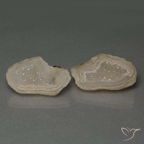 22.90 ctw Multicolor Agate Geode Stones, Natural Agate Geode in Fancy Crystal Cluster Shape for Sale