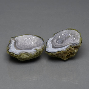 62.03 ctw Multicolor Agate Geode Stones, Natural Agate Geode in Fancy Crystal Cluster Shape for Sale