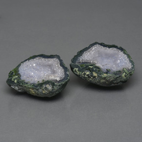 66.04 ctw Multicolor Agate Geode Stones, Natural Agate Geode in Fancy Crystal Cluster Shape for Sale