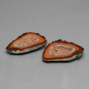 27.63 ctw Multicolor Agate Geode Stones, Natural Agate Geode in Fancy Crystal Cluster Shape for Sale