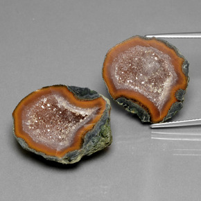 40.93 ctw Multicolor Agate Geode Gemstones, Agate Geode Gems in Fancy Crystal Cluster Shape for Sale.