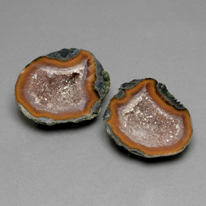 40.93 ctw Multicolor Agate Geode Stones, Natural Agate Geode in Fancy Crystal Cluster Shape for Sale
