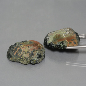 Agate Geode Gemstones in 24.8 x 19.1 mm Size for Sale, Agate Geode Stones in Multicolor Color