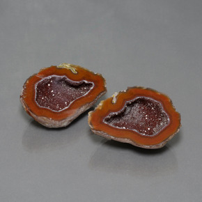 61.81 ctw Multicolor Agate Geode Stones, Natural Agate Geode in Fancy Crystal Cluster Shape for Sale