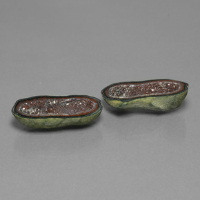 16.03 ct Multicolor Agate Geode Stone, Natural Agate Geode in Fancy Crystal Cluster Shape for Sale