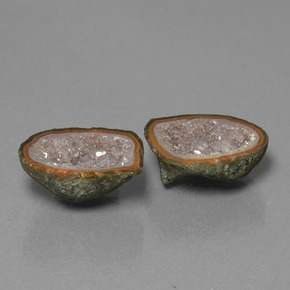 12.94 ctw Multicolor Agate Geode Stones, Natural Agate Geode in Fancy Crystal Cluster Shape for Sale