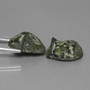 Agate Geode Gemstones in 15.8 x 12.1 mm Size for Sale, Agate Geode Stones in Multicolor Color