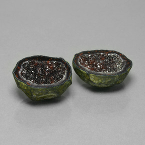 16.16 ct Multicolor Agate Geode Stone, Natural Agate Geode in Fancy Crystal Cluster Shape for Sale