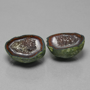 26.55 ctw Multicolor Agate Geode Stones, Natural Agate Geode in Fancy Crystal Cluster Shape for Sale