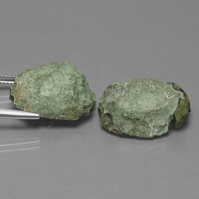 Agate Geode Gemstones in 19.4 x 17.7 mm Size for Sale, Agate Geode Stones in Multicolor Color