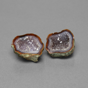 5.97 ct Multicolor Agate Geode Stone, Natural Agate Geode in Fancy Crystal Cluster Shape for Sale