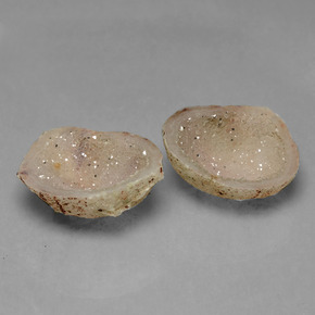 21.62 ctw Multicolor Agate Geode Stones, Natural Agate Geode in Fancy Crystal Cluster Shape for Sale