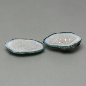 16.64 ctw Multicolor Agate Geode Stones, Natural Agate Geode in Fancy Crystal Cluster Shape for Sale