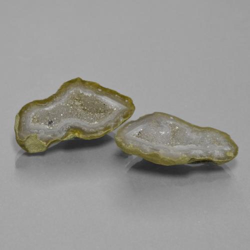 28.39 ctw Multicolor Agate Geode Stones, Natural Agate Geode in Fancy Crystal Cluster Shape for Sale