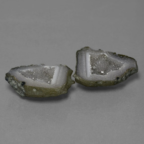 23.90 ctw Multicolor Agate Geode Stones, Natural Agate Geode in Fancy Crystal Cluster Shape for Sale