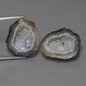 Multicolor Agate Geode Gem - 15.8ct Fancy Crystal Cluster (ID: 455301)