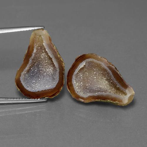 Multicolor Agate Geode Gem - 9.9ct Fancy Crystal Cluster (ID: 455302)