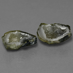 14.53 ctw Multicolor Agate Geode Stones, Natural Agate Geode in Fancy Crystal Cluster Shape for Sale