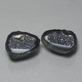 29.65 ctw Multicolor Agate Geode Stones, Natural Agate Geode in Fancy Crystal Cluster Shape for Sale