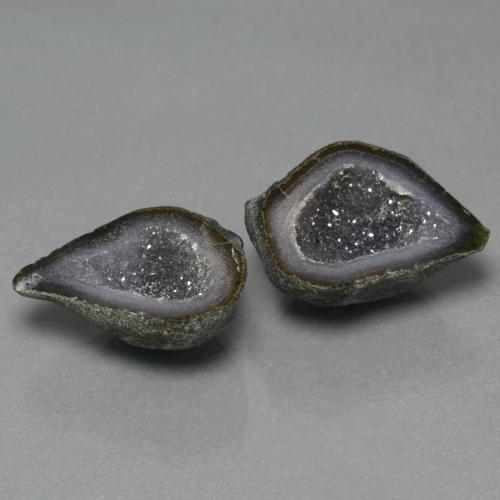26.34 ctw Multicolor Agate Geode Stones, Natural Agate Geode in Fancy Crystal Cluster Shape for Sale