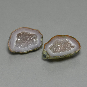 14.44 ctw Multicolor Agate Geode Stones, Natural Agate Geode in Fancy Crystal Cluster Shape for Sale