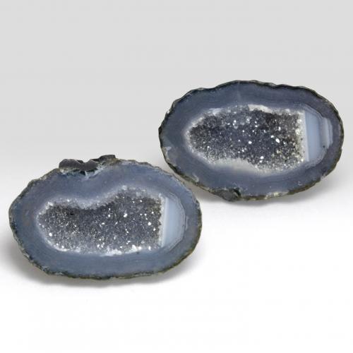 22.51 ctw Multicolor Agate Geode Stones, Natural Agate Geode in Fancy Crystal Cluster Shape for Sale