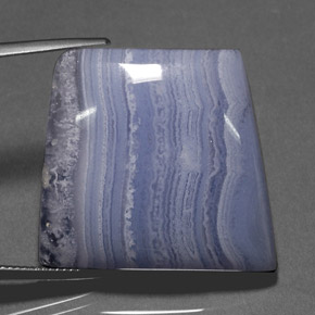 45.76 ct Blue Agate Gemstone, Agate Gem in Fancy Cabochon Shape for Sale.