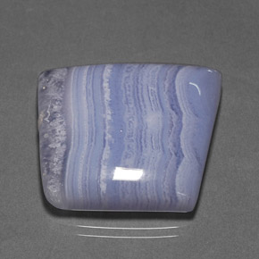 45.76 ct Blue Agate Stone, Natural Agate in Fancy Cabochon Shape for Sale